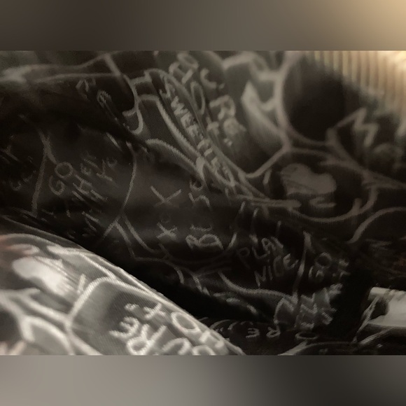 Betsey Johnson Heart Lock Zip Cosmetic Bag - Picture 4 of 4